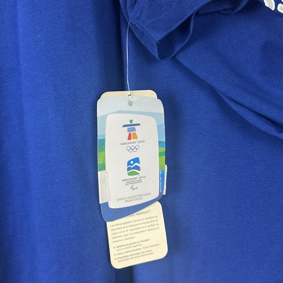 Vancouver 2010 Olympics Blue Long Sleeve Shirt - NWT Size XL - Picture 6 of 10